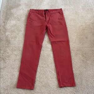 Scotch & Soda Men's Brick Red Chinos